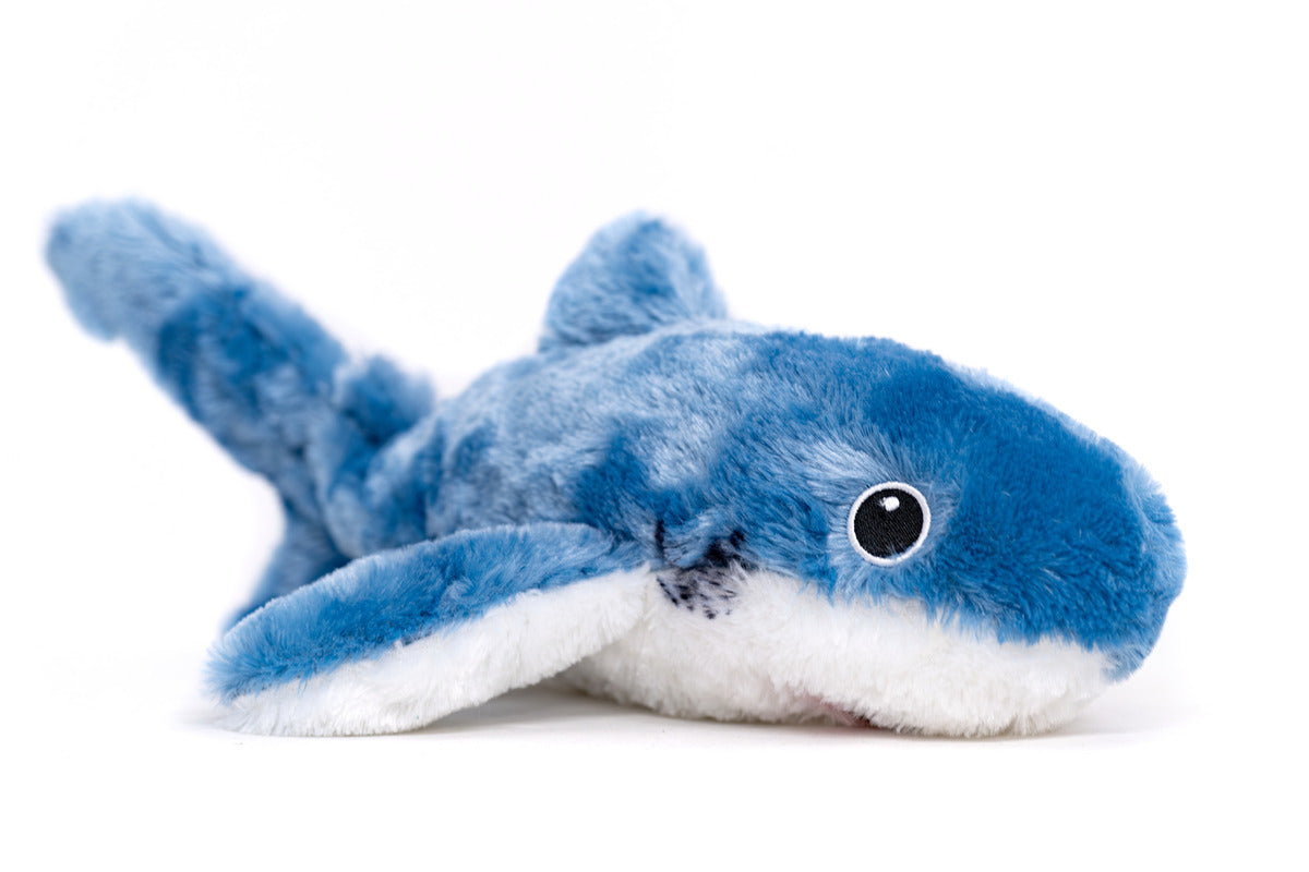 Blue shark plush 12 in