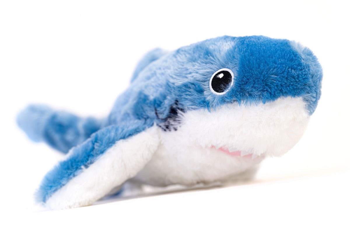 Blue shark plush 12 in