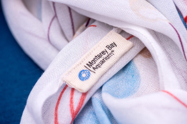 Ocean jellies scarf