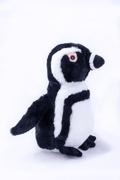 Black and white Ecokin penguin 12 in.