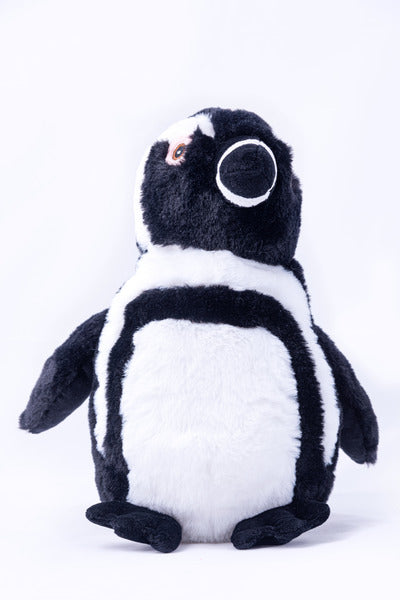 Black and white Ecokin penguin 12 in.