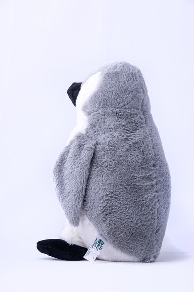 Earth Pals silver penguin plush 16 in.