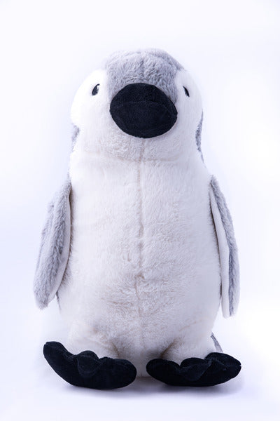 Earth Pals silver penguin plush 16 in.
