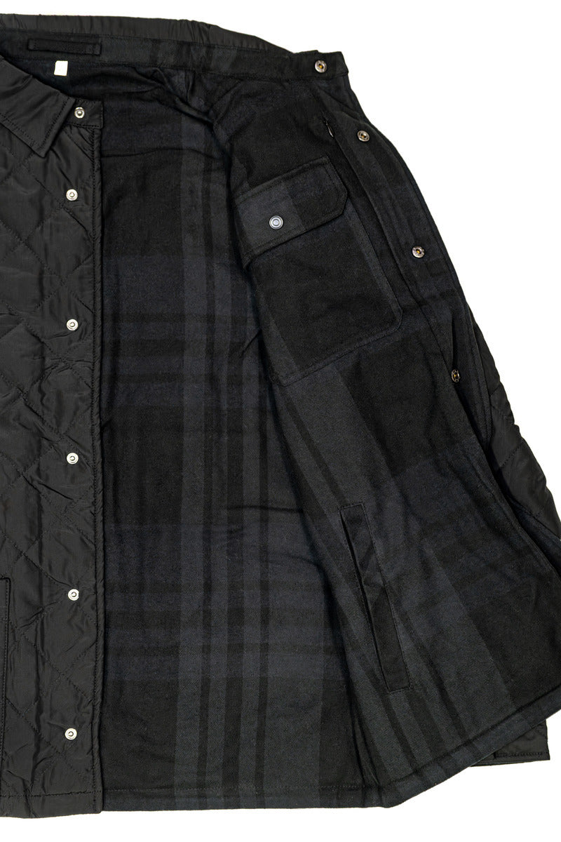 Reversible quilted jacket