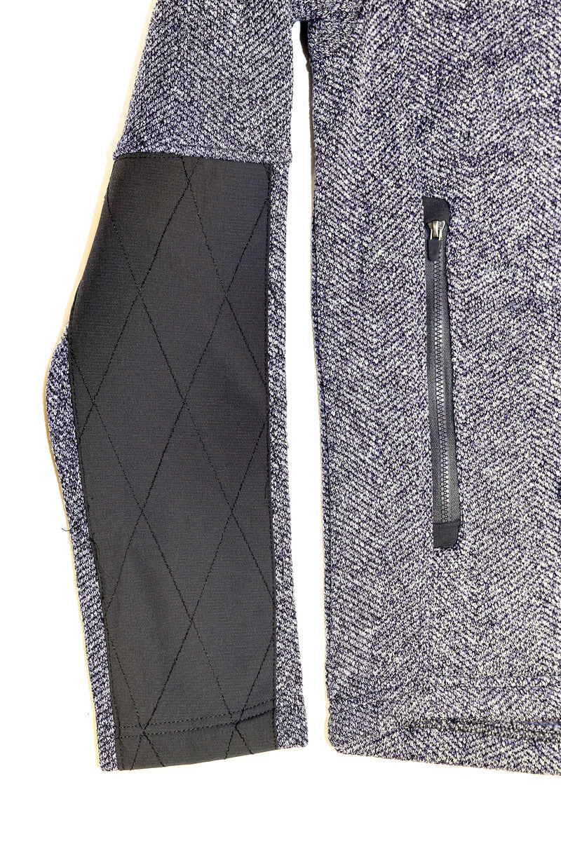 Full-zip fleece jacket