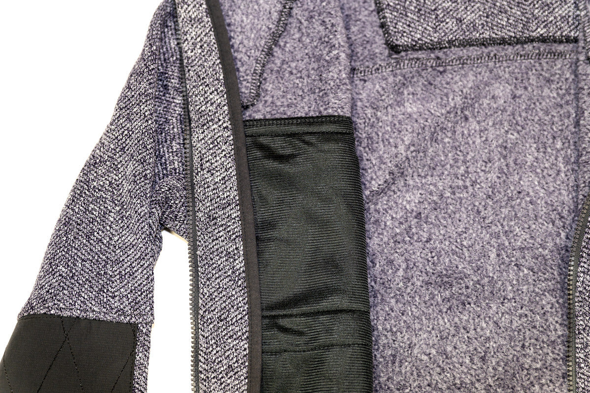 Full-zip fleece jacket