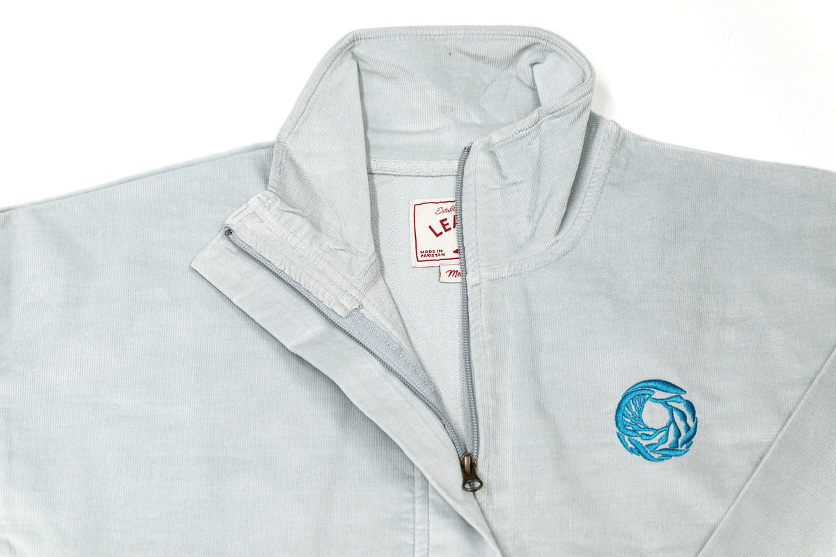 Women’s coastal gray corduroy pullover