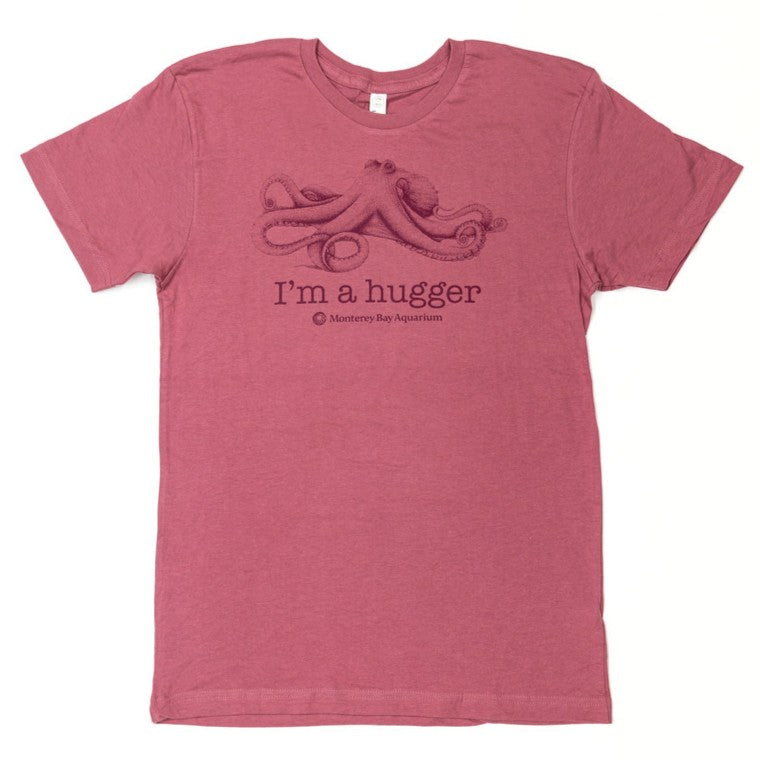 Adult “I’m a Hugger” octopus T-shirt