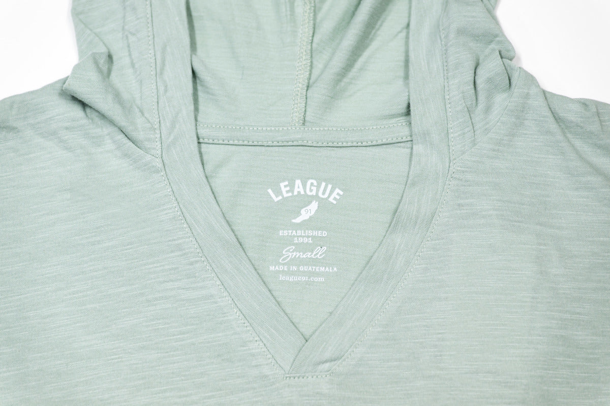 Women’s hooded long sleeve shirt with jelly design