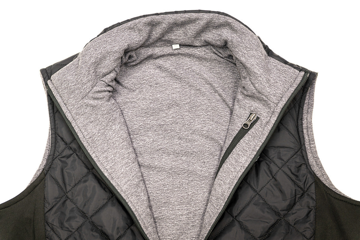 Reversible quilted vest