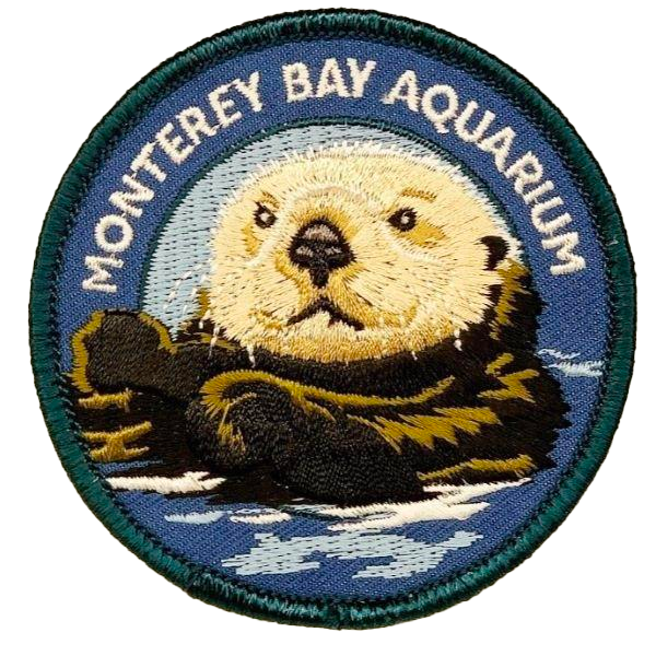 Collectible patch sea otter