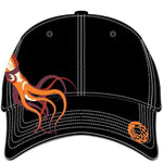 Adult embroidered squid hat