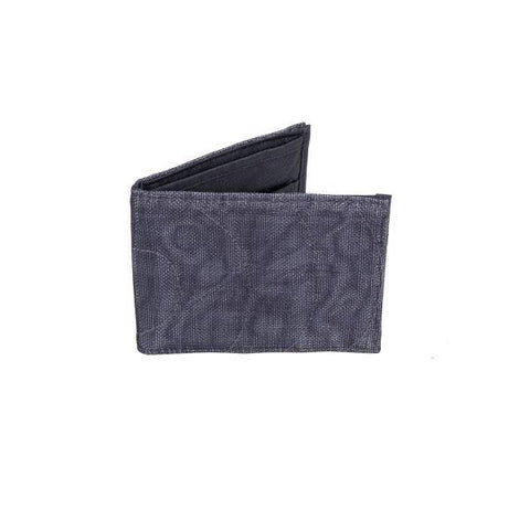 Repurposed netting charcoal wallet