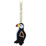 Beaded ornament puffin