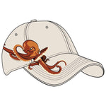 Adult embroidered octopus hat