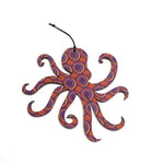 African fabric ornament octopus