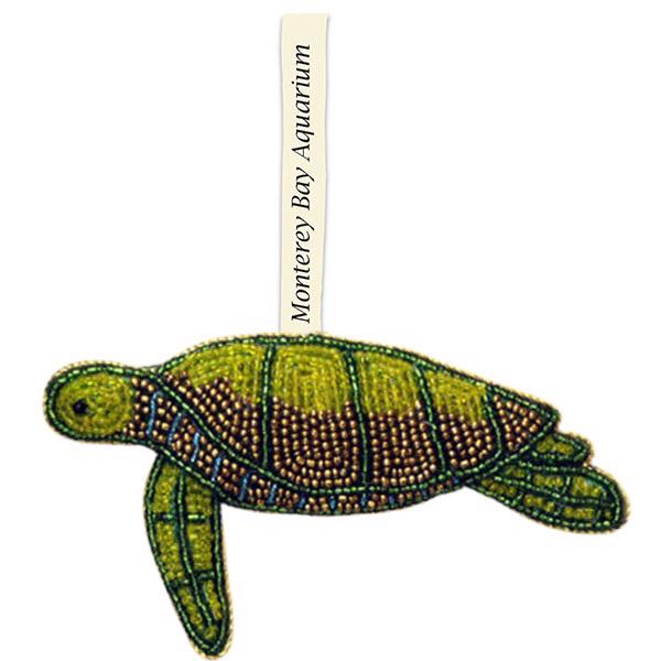 Beaded ornament sea turtle