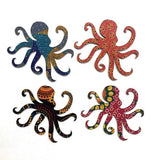 African fabric ornament octopus