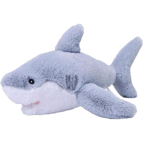 White shark ecokin plush 12&quot;