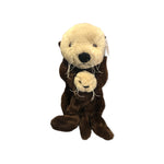 Plush Sea Otter with Pup