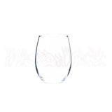 Sea Sketches Stemless Wine Glass